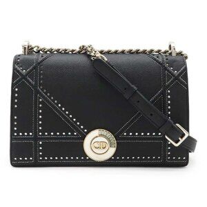 DIOR Black Leather Shoulder Bag